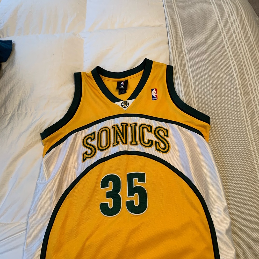 Kevin Durant stitched on Seattle SuperSonics NBA